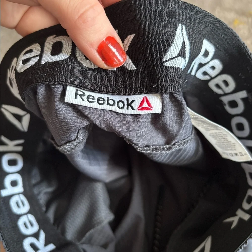 Reebok Black and Gray Athletic Wear